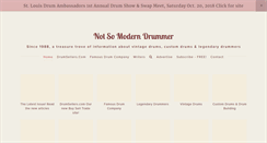 Desktop Screenshot of notsomoderndrummer.com